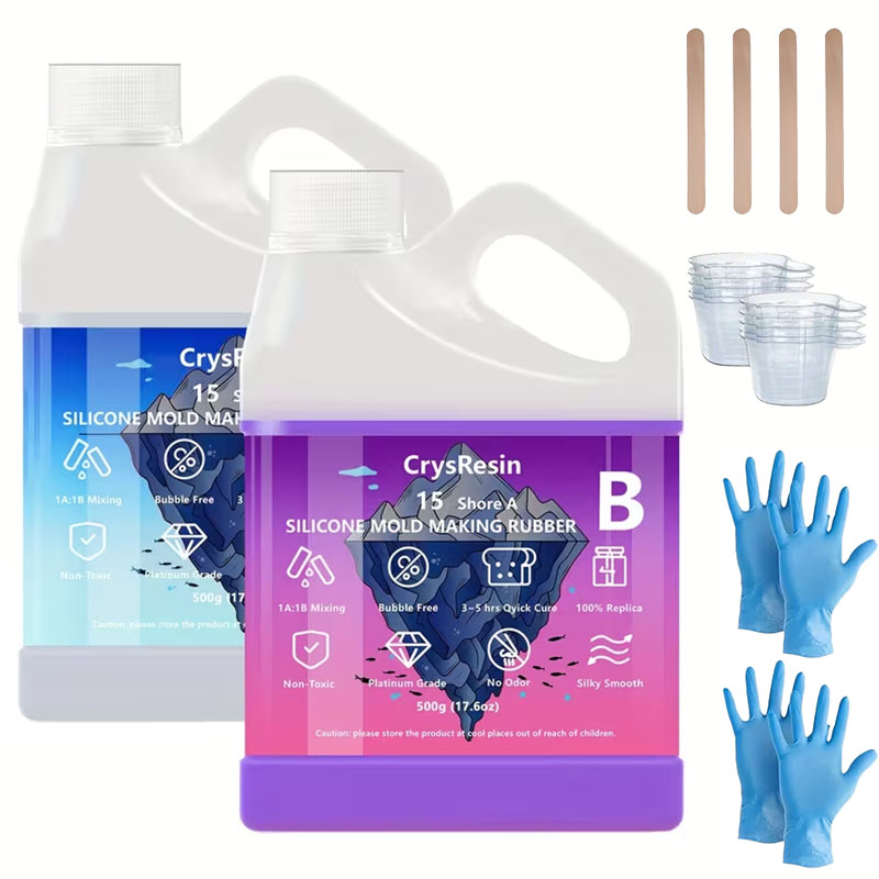 Candle Making Kits - 500ml 2 Bottles Liquid Silicone for