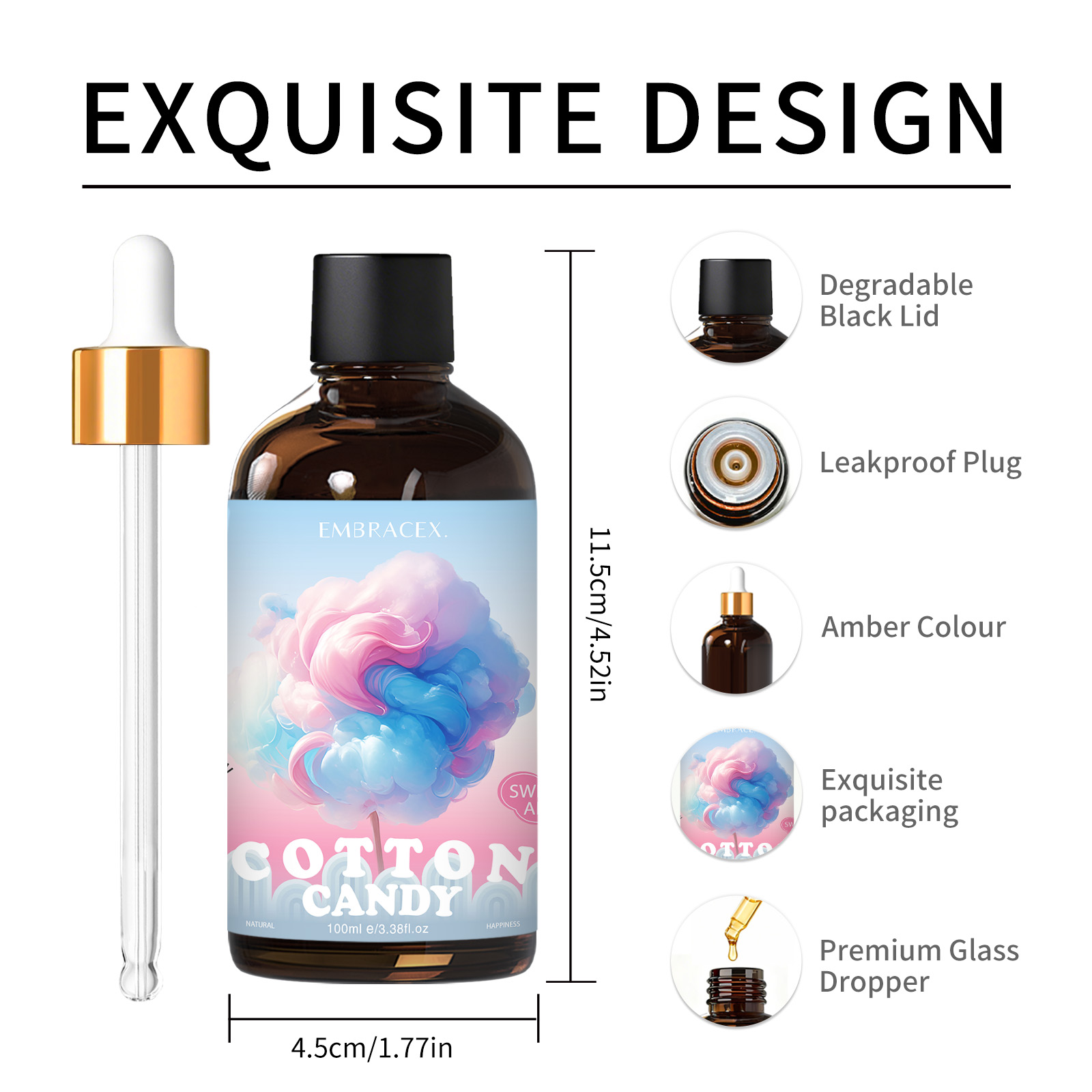 100ml Cotton Candy Essential O - đánh giá và giá Candle Making Scents
