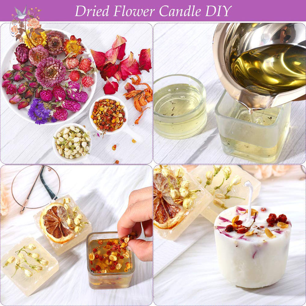 15 Bags Dried Flower Artisan K - đánh giá và giá Candle Making Bath