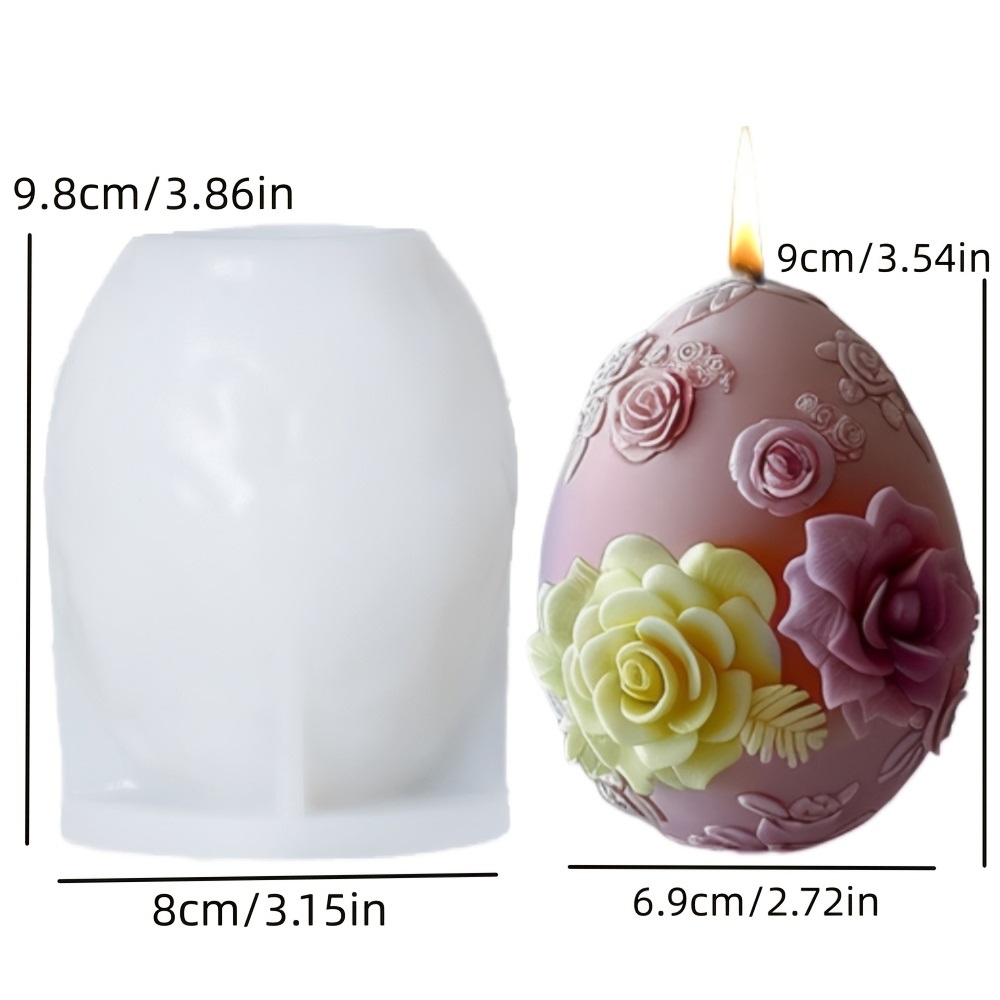 Embossed Flower Egg Mold Reusa - đánh giá và giá Candle Making Bath