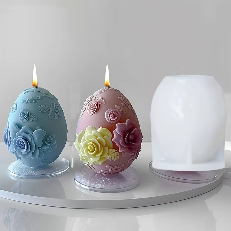 Embossed Flower Egg Mold Reusa - đánh giá và giá Candle Making Bath