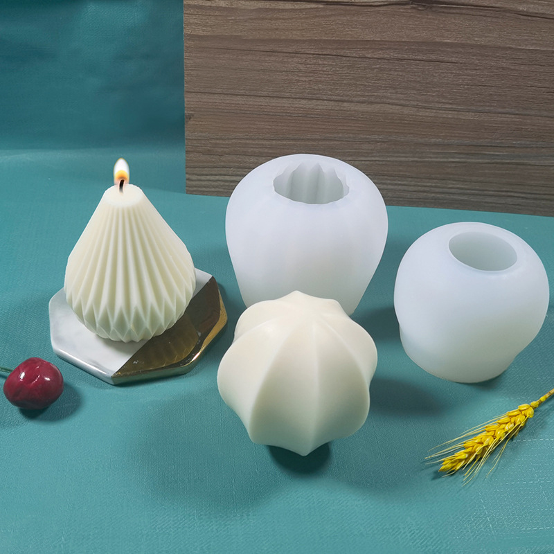 3D Silicone Candle Molds Geome - đánh giá và giá Candle Making Bath