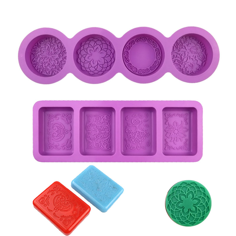 Flower Pattern Silicone Mold F - đánh giá và giá Candle Making Bath