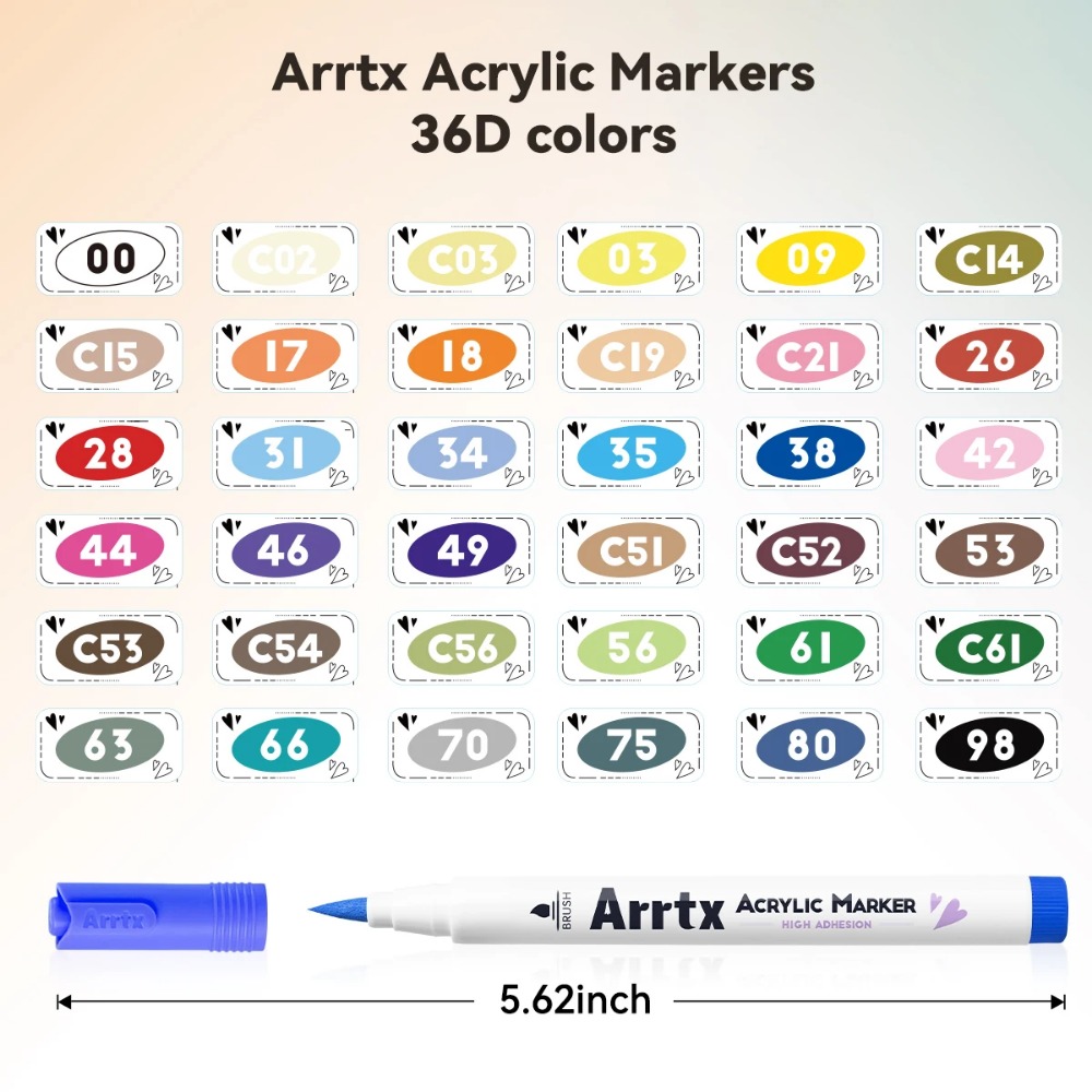Arrtx 30/36/48/60/90 Colors Ac - đánh giá và giá Copic Marker Classic