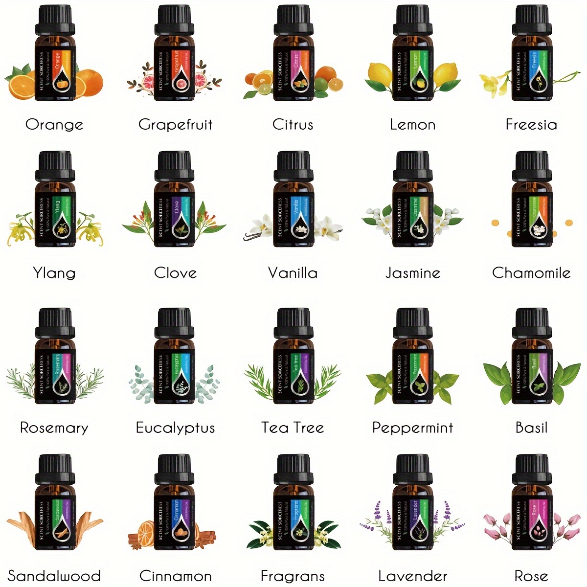20Pcs/Set Classic Brand Essent - đánh giá và giá Candle Making Scents
