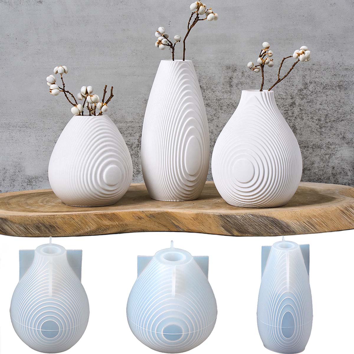 Ripples Vase Silicone Mold DIY - đánh giá và giá Candle Making Youtube